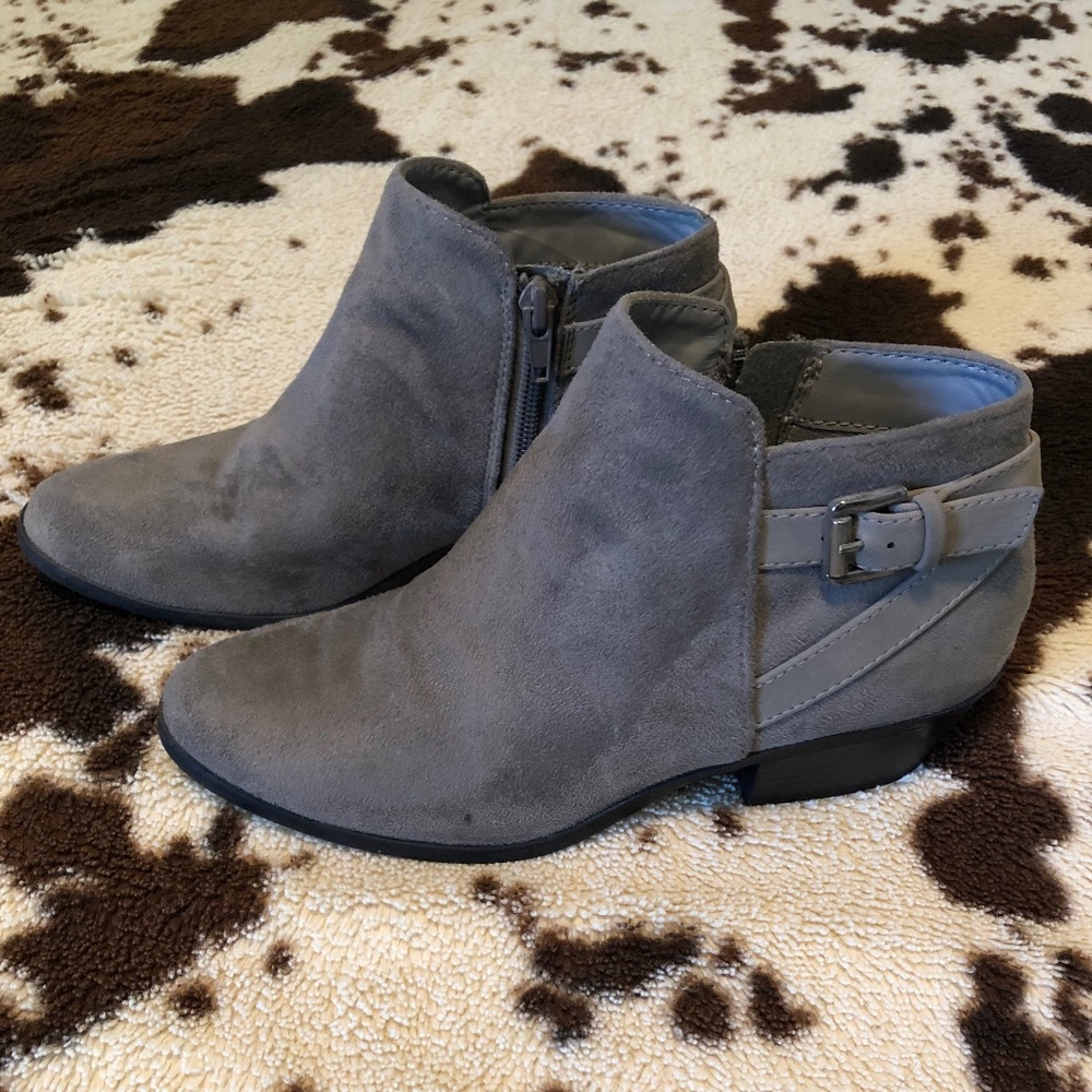 Suede ankle boots